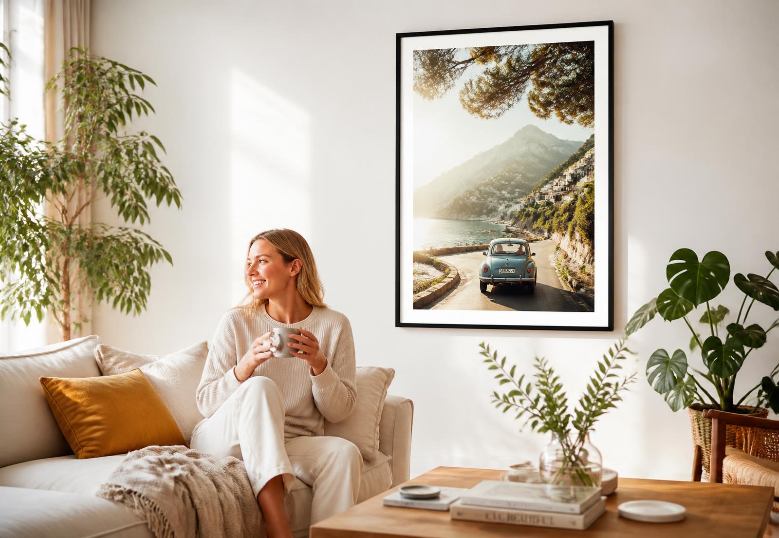 Framed travel photo printed on museum-grade paper